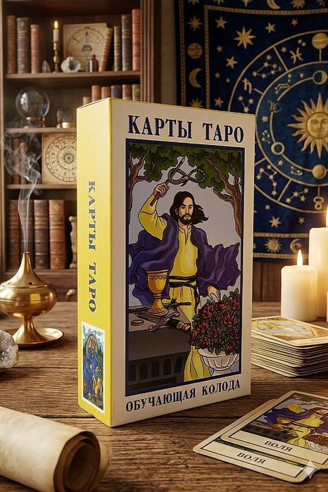 Карты Таро. Обучающая колода. Руководство по гаданию.
