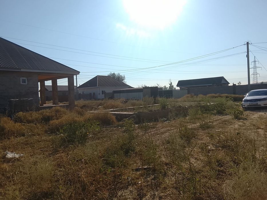 Продам участок с фундаментом Турар Соток