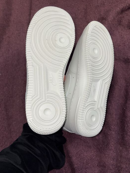 Nike Air Force 42 Noi Alb Albi