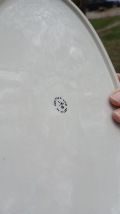 Овално плато 37см