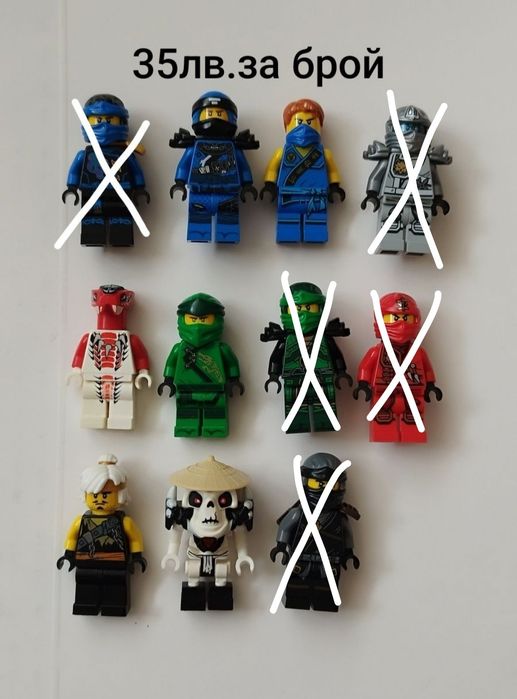 Лего Нинджаго фигурки