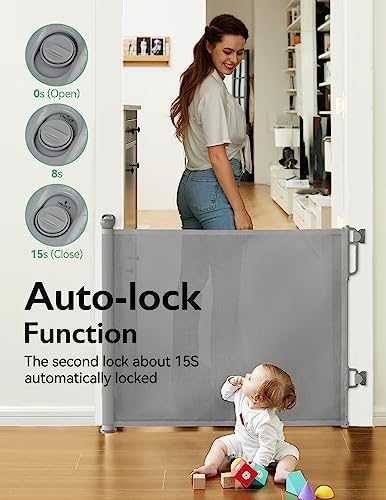 Нова Безопасна прибираща се врата за бебета, кучета /стълбища коридор