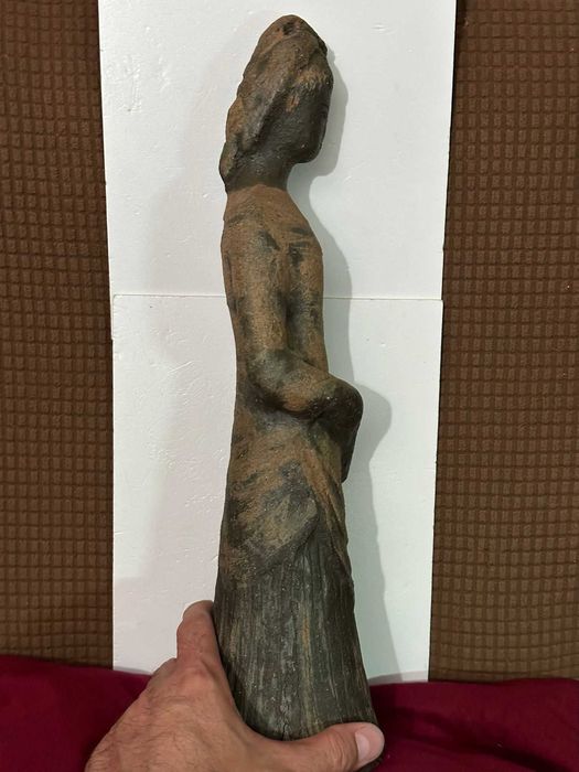 STATUETA CERAMICA - Autor : IDA ERDOS-MEISINGER - 1950 -Germania -42cm