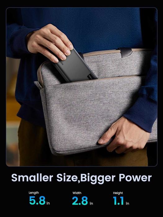 Външна батерия UGREEN Nexode 20000mAh (22.5W Fast Charge) - Дисплей