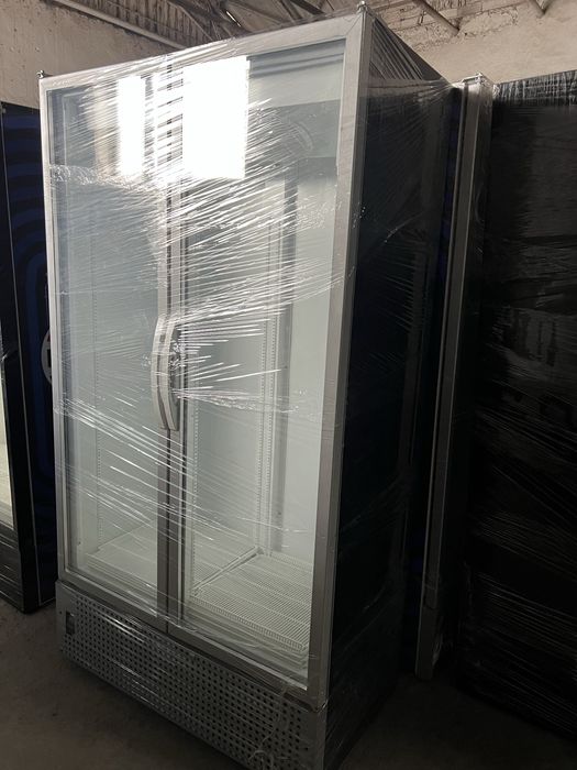 Vitrină Frigorifică Verticală Dublă 120x70x210 cm | LED | Răcire Ventilată | R290 | Magazin/Băuturi