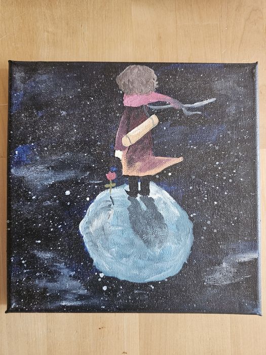 Tablou 20x20 cm "Eu sunt universul"