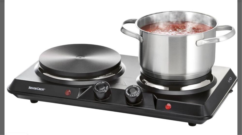 SILVERCREST Двоен котлон - 2500w - 18см и 15см