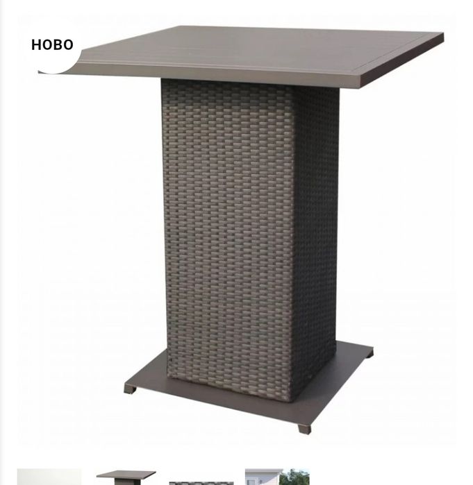 Бар стол 4 броя + маса Ратан  Чисто нови