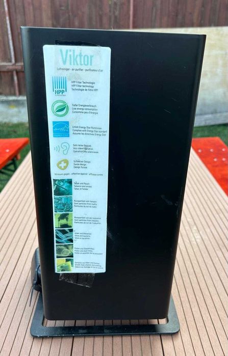Purificator aer Stadler Form Viktor Black – HPP + carbon activ