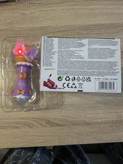 Детска играчка микрофон- Пепко