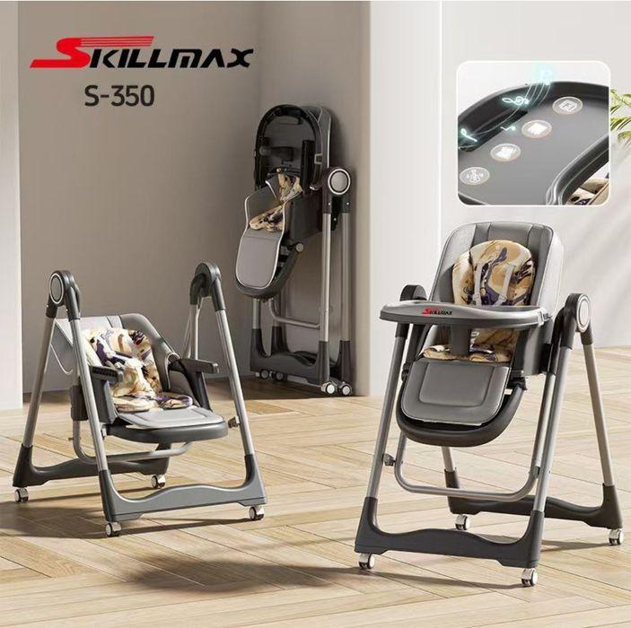 Шезлонг+качелия+стульчик для кормления