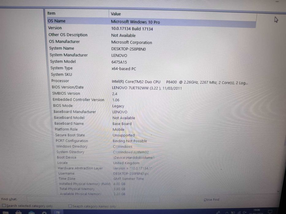 Лаптоп lenovo t400