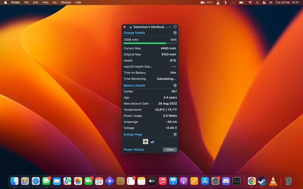Apple Macbook Pro M2 2022 - 512GB - 8GB RAM - Touchbar - IMPECABIL