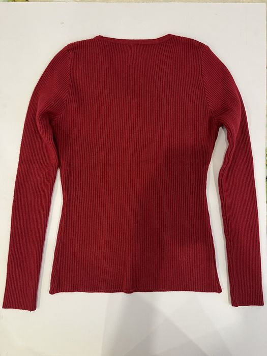 Красный джемпер(лонгслив) s/m