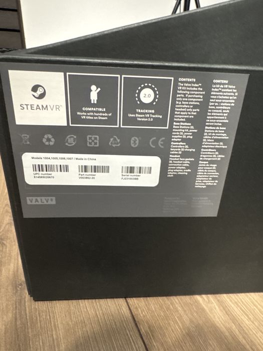 Valve Index Steam Vr + tripoduri