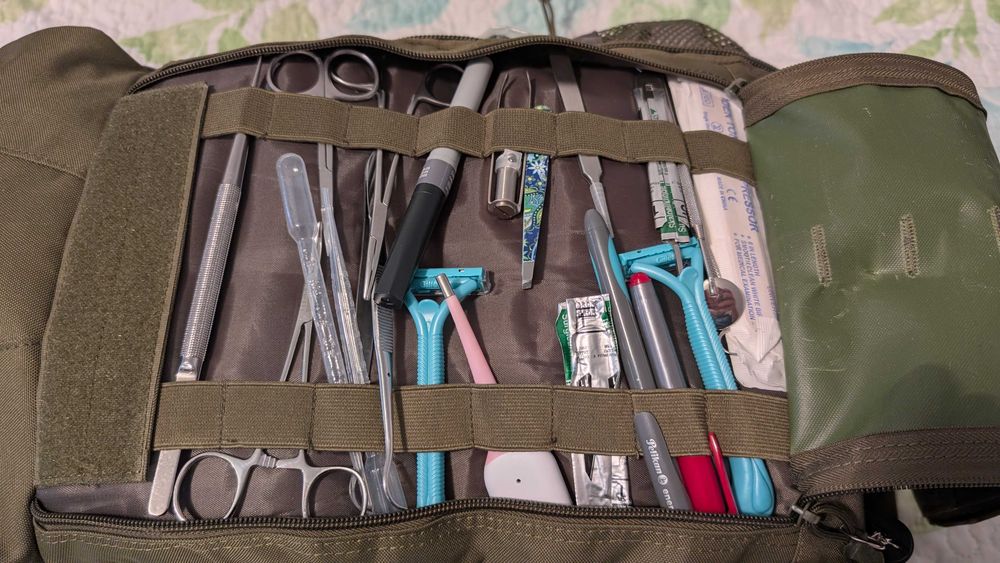 Медицинска тактическа раница, аптечка