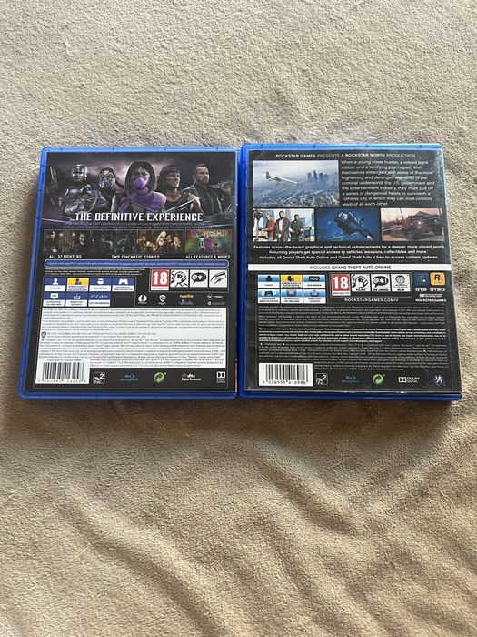 Игри за PS4- GTA 5   Mortal kombat 11 ULTIMATE