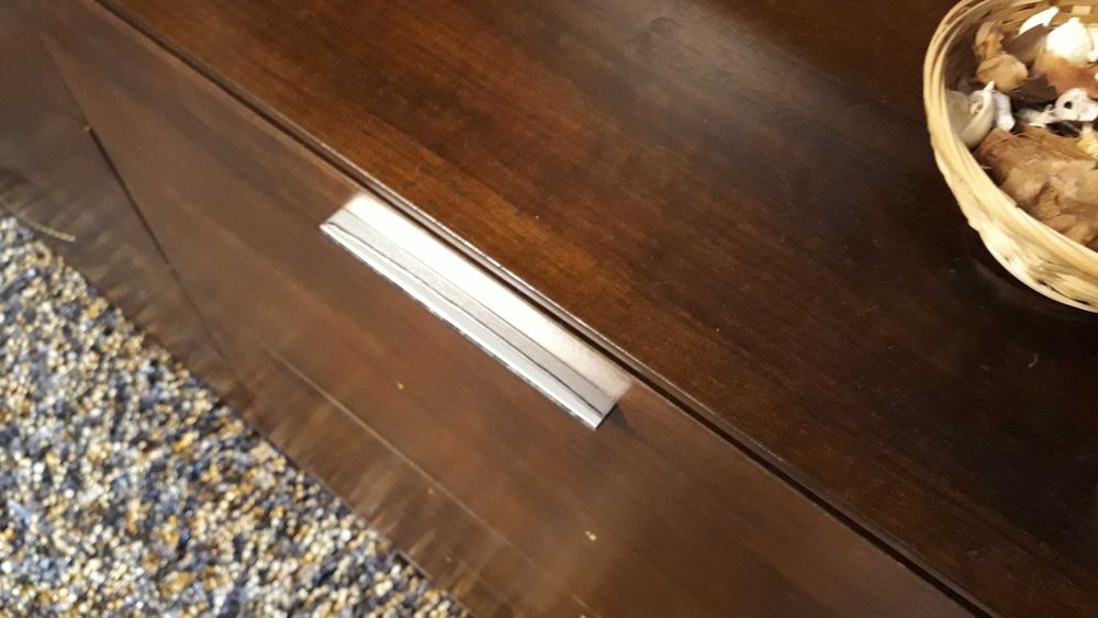 Mâner mobilă (16 buc) - 160 mm (metalic argintiu, alamă antichizat)