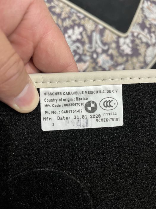 Оригинальные коврики для BMW Х7