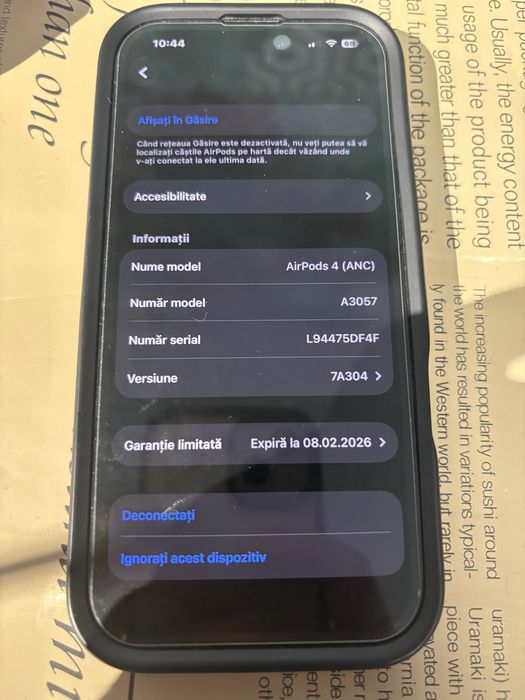 Apple AirPods 4 cu ANC