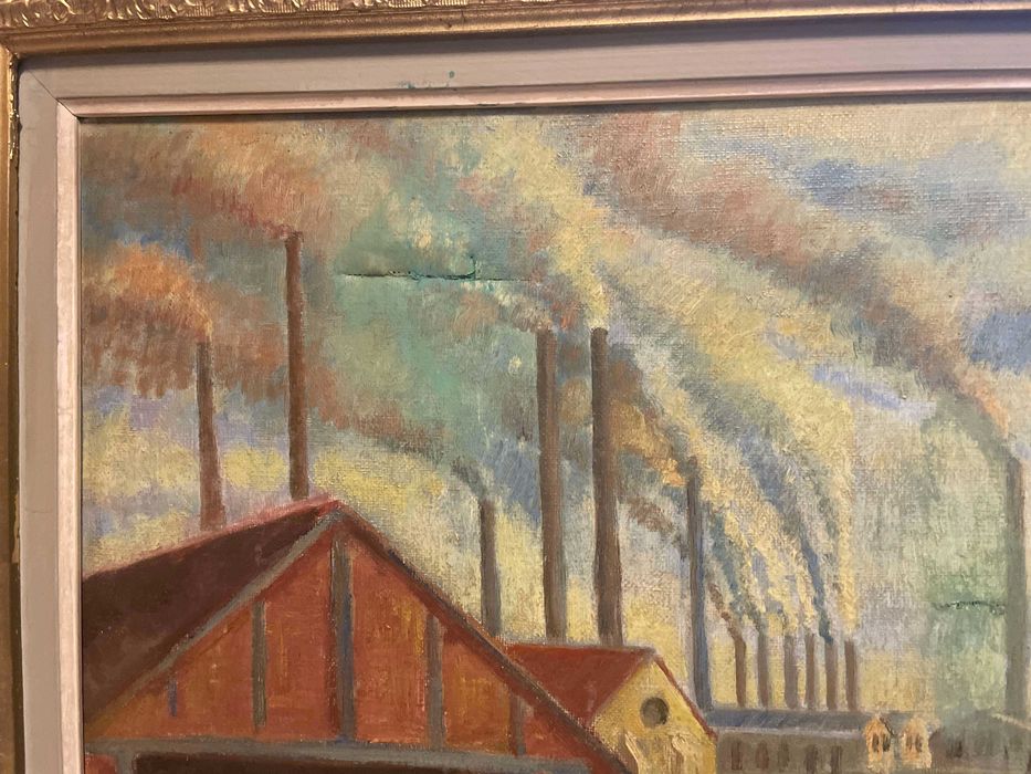 Tablou, semnat L.Calders, ulei pe panza