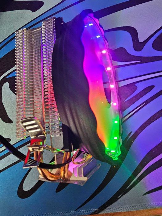 RGB CPU Cooler 95W AM5/AM4/AM3/LGA1700/LGA1200/LGA115X/775/1366/AM2