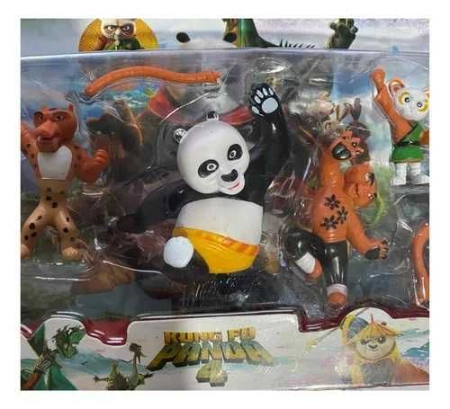 Комплект 7 фигурки Кунг Фу Панда 4 – героите от филма в твоя дом