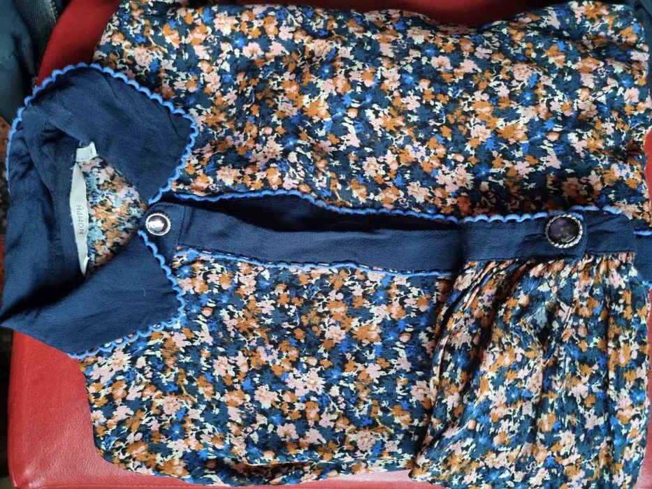 Разкошна риза с флорален десен NÜMPH