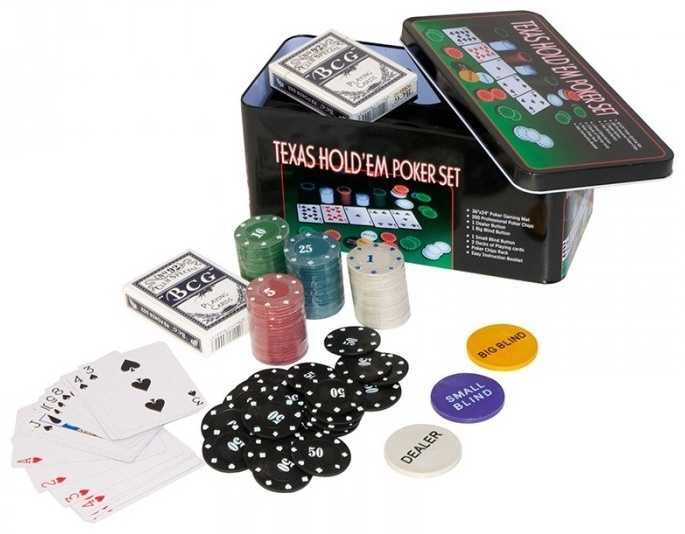 Покерный набор в алюминиевом кейсе