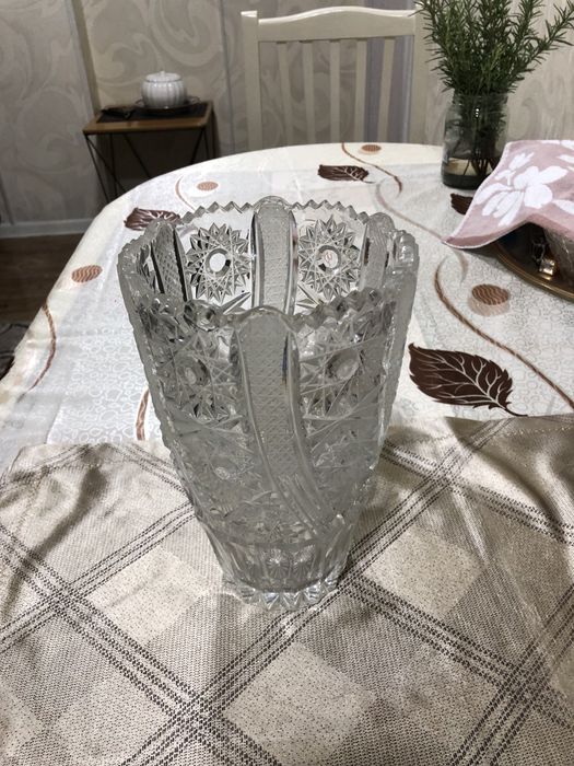 Хрустальные Вазы для фруктов и для цветов