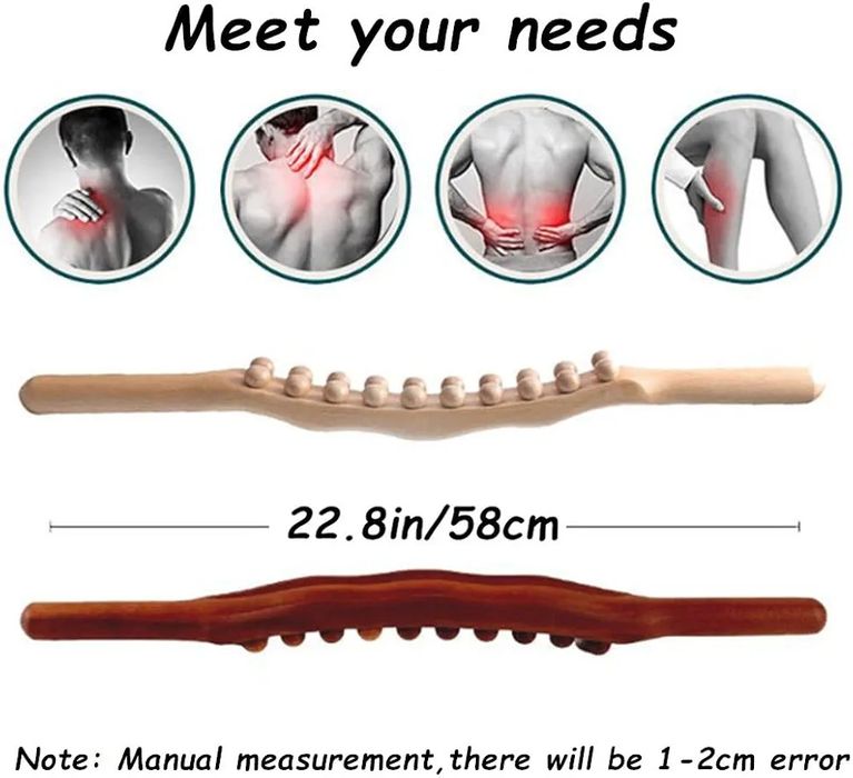 Деревянные инструменты Гуаша Инструмент для антицеллюлитного массажа,