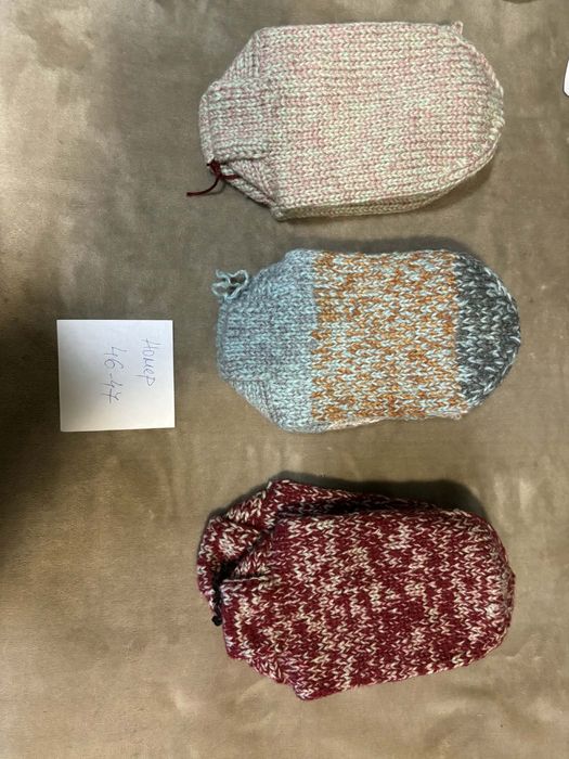 Плетени вълнени чорапи