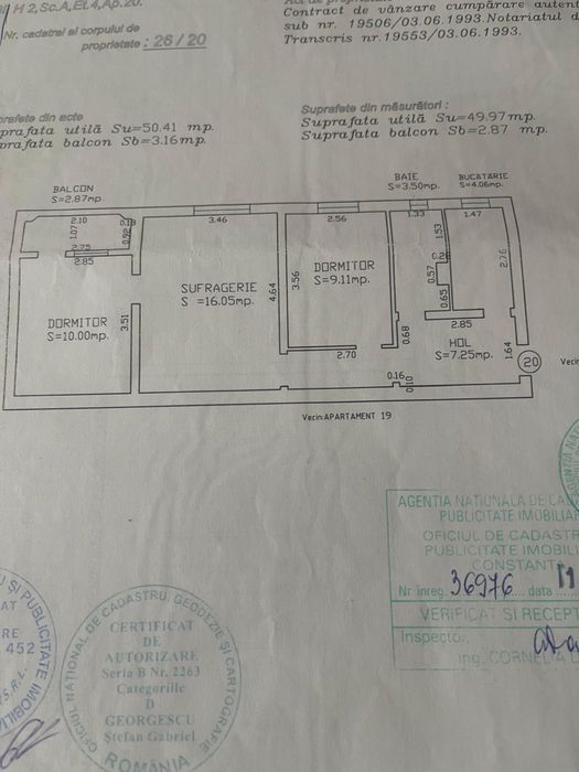Apartement 3 camere - mobilat