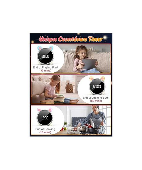 Ceas cu alarma pentru copii, Lemnoi