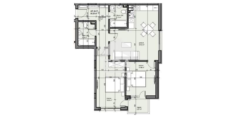 Продава се Тристаен апартамент в Банкя - 94 кв.м за 1112 €/кв.м - Снимка #2