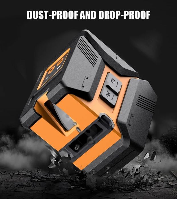 RONGPRO® Лазерный уровень 2-ух линейный с магнитным креплением