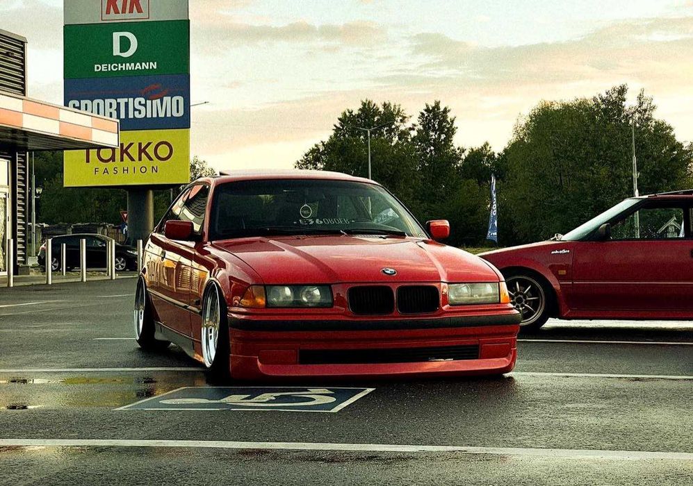 Lip/Prelungire bara BMW E36 Zender style, fibra de sticla