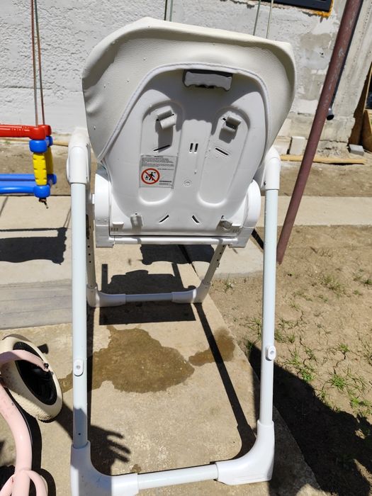 Scaun de masa Wunderkid Play, Alb/Turquise