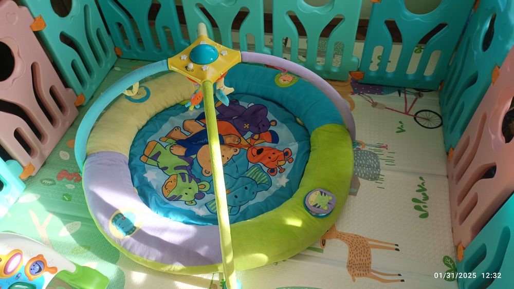 Активна гимнастика със звук и въртележка 120см.