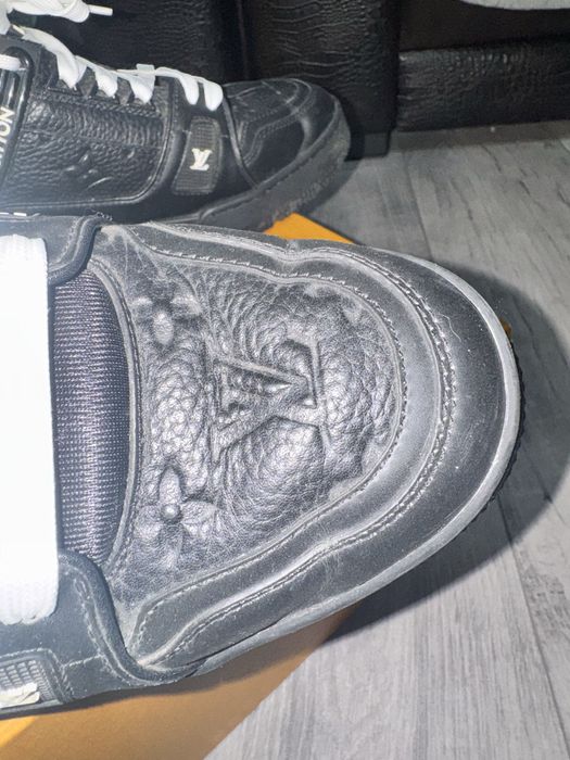 Louis Vuitton Trainer Black sneakers(nu gucci nike adidas gta boss)