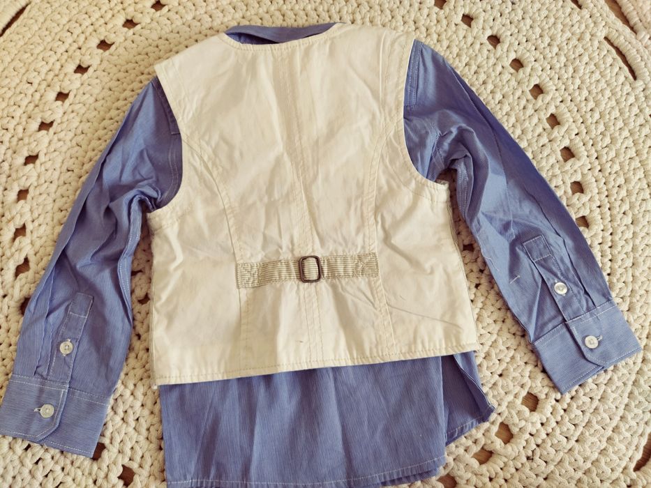 Cămașă h&m  și vesta okaidi copii, ambele noi