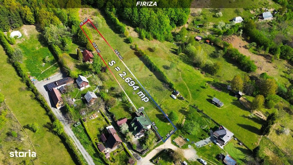FIRIZA - parcela teren la VANZARE