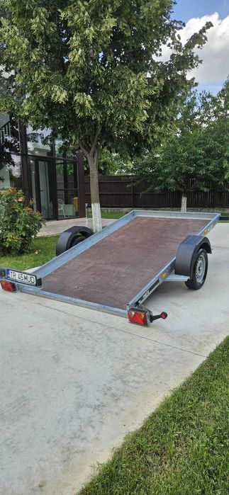 Remorcă MARTZ 750 kg cu Benă basculabilă si sistem de franare.