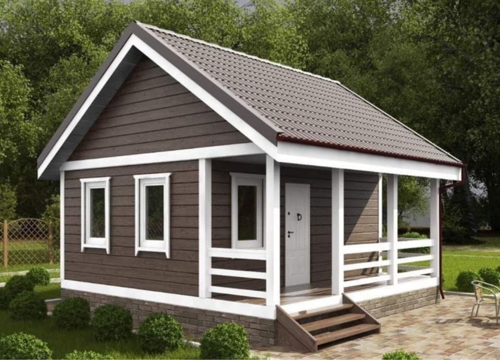 Confecționez case modulare pe structura metalica