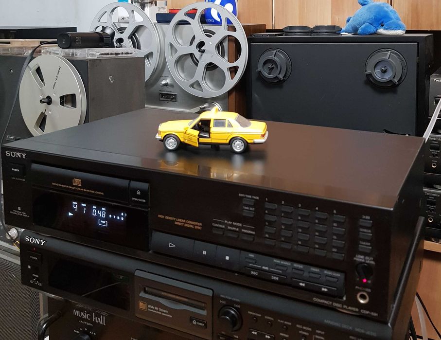 Compact Disc Deck Audio Stereo Vintage SONY CDP 591 BLACK