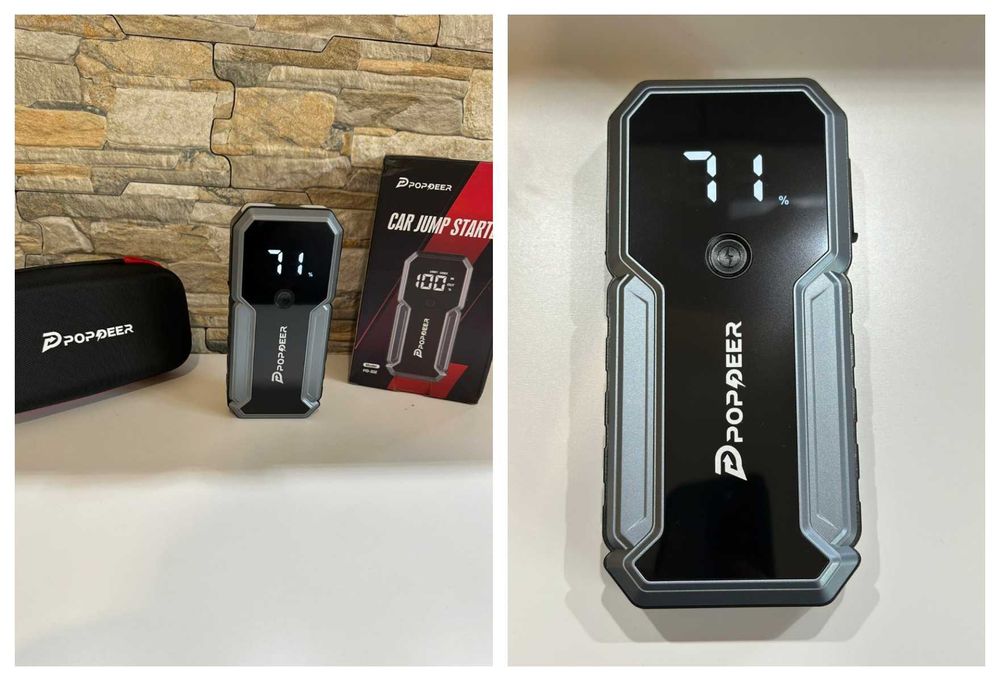 Авариен стартер за акумулатор за автомобили Popdeer 3000А 23800mAh НОВ