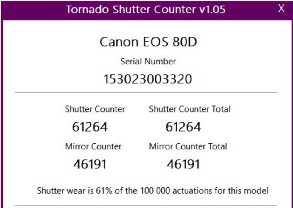 Canon 80D - BODY - 61.000 de cadre - Aparat foto DSLR