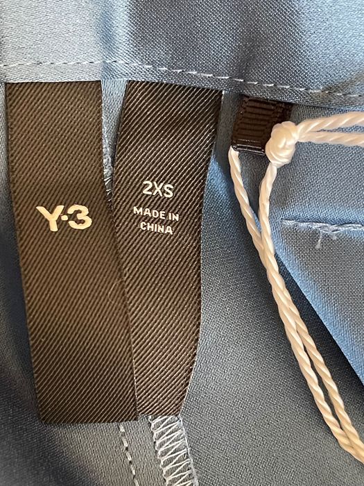 Yohji Yamamoto Y-3 pantaloni cropped cargo matase