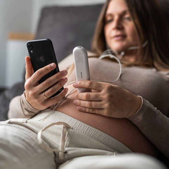 SMART доплер за сърдечен ритъм на бебе, съвместим с iPhone, с iOS и др