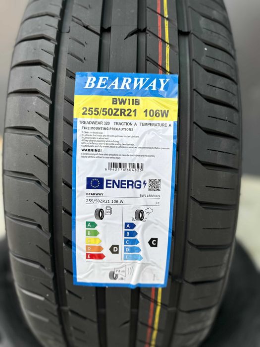 Нови Летни Гуми BEARWAY BW118 255/50R21 106W Нов DOT
